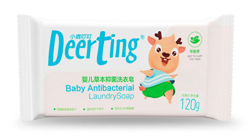 小鹿叮叮嬰兒草本抑菌洗衣皂 溫和防護(hù)不傷手