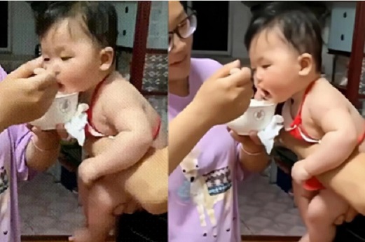 寶寶“鉆碗”火了，家長這樣做，可以讓急脾氣的孩子“慢”下來