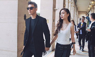 黃曉明曝光兒子側臉照，小小年紀帥成正太