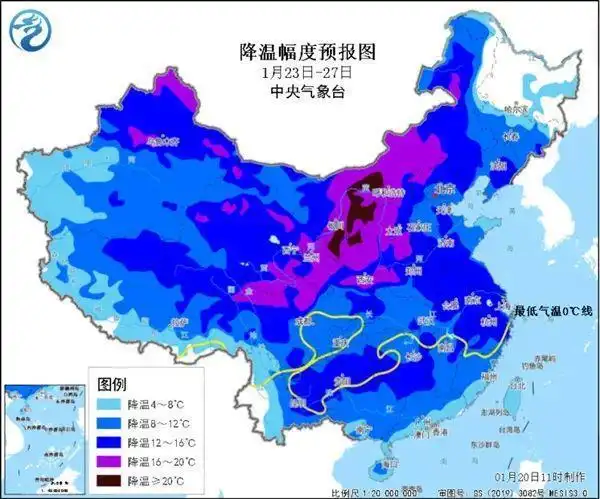 雨雪范圍或波及全國(guó)！節(jié)前大寒潮將至 春運(yùn)返鄉(xiāng)需警惕